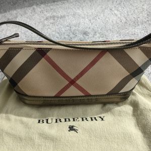 Authentic Burberry Supernova Check Pochette